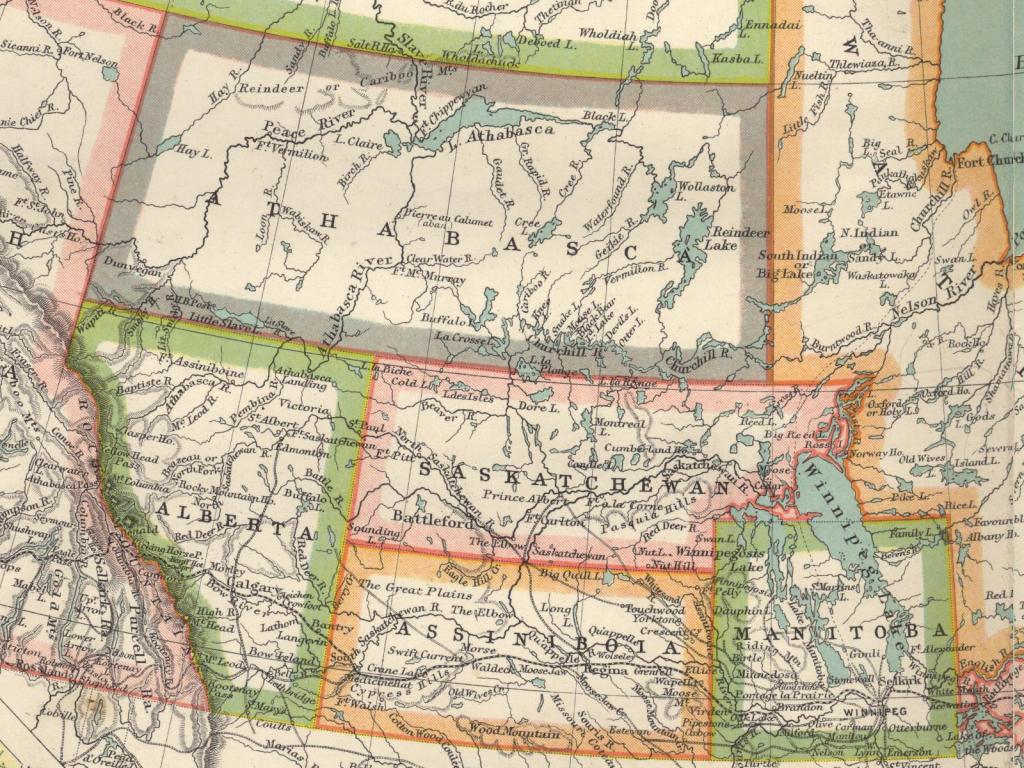 Canada Map 1900