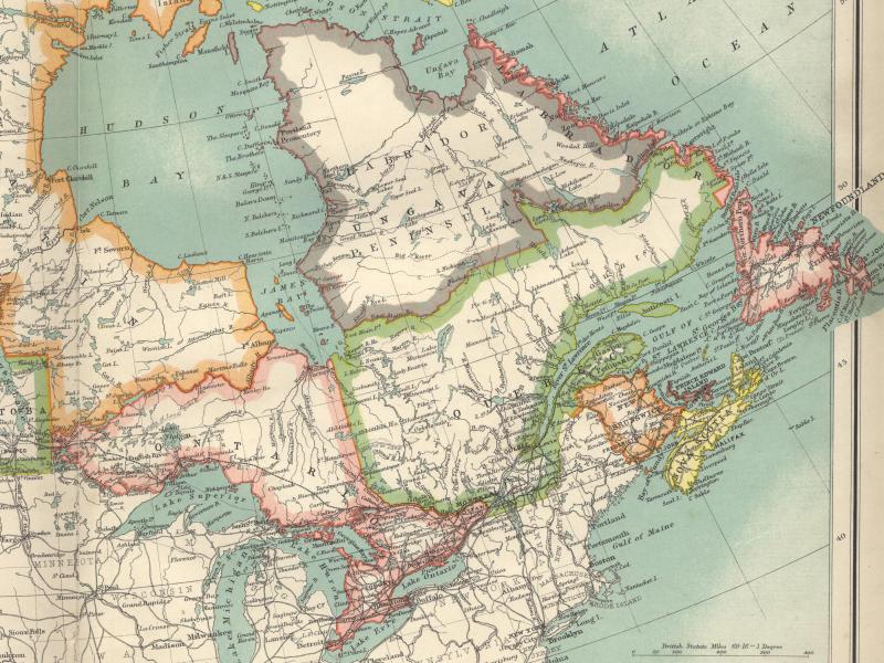 East Canada Map