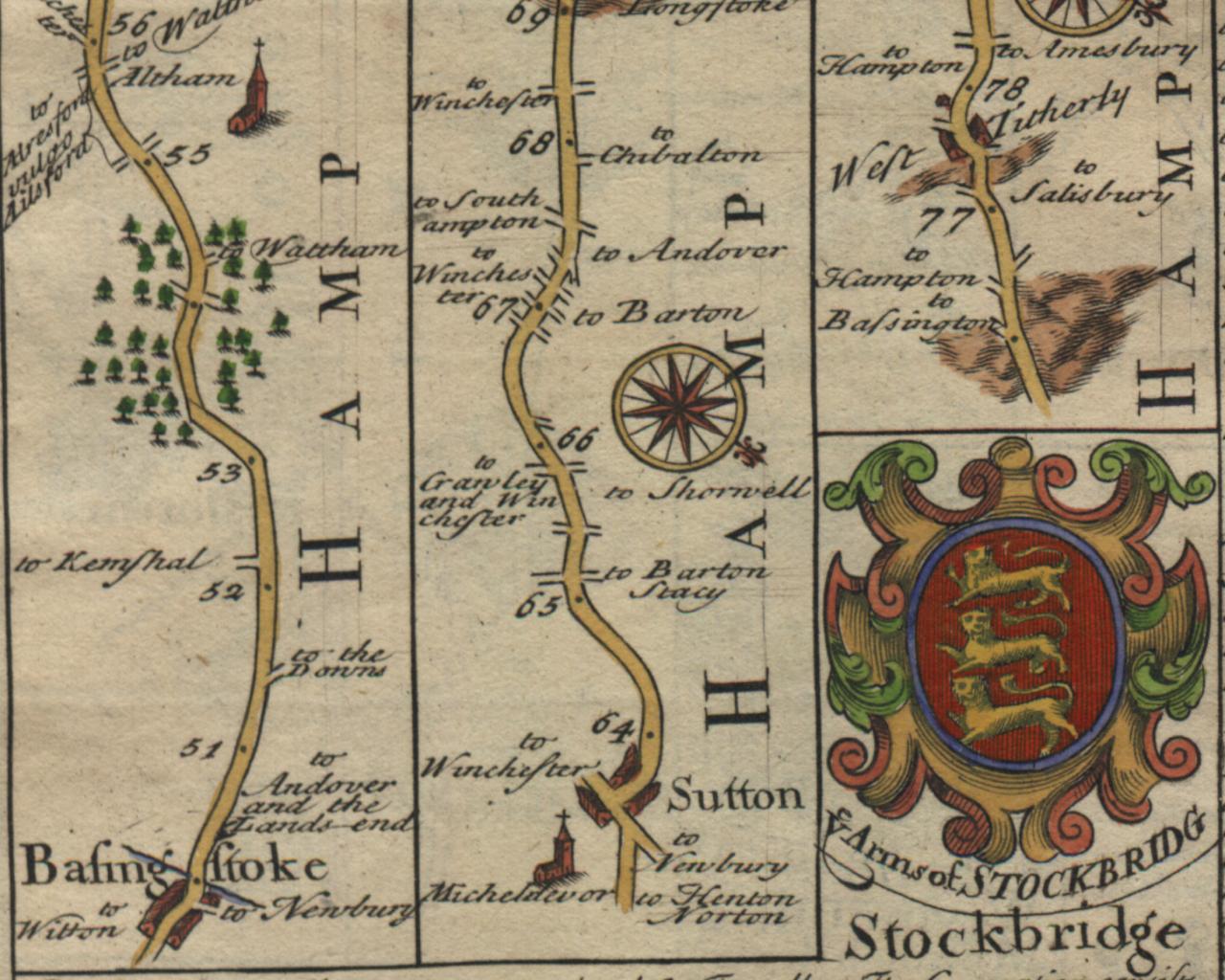 Desktop Background Images - Antique Road Maps