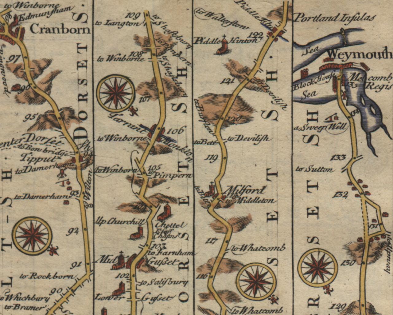 Desktop Background Images - Antique Road Maps